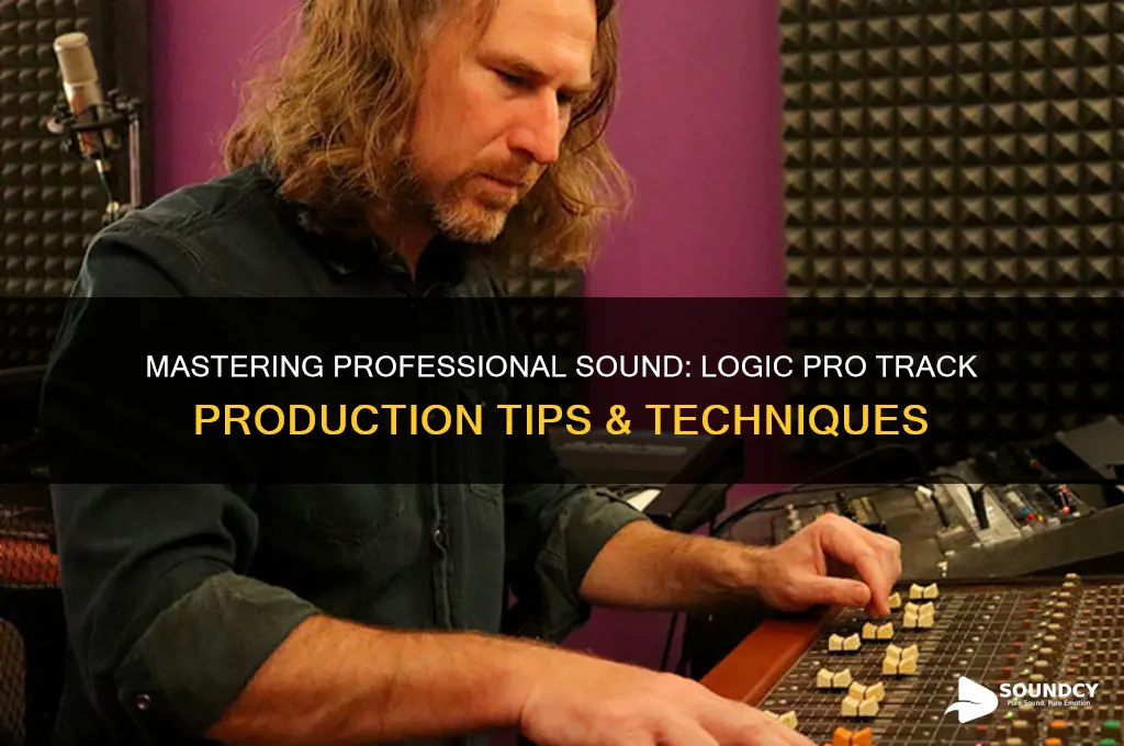 how to make a track in logic sound professional