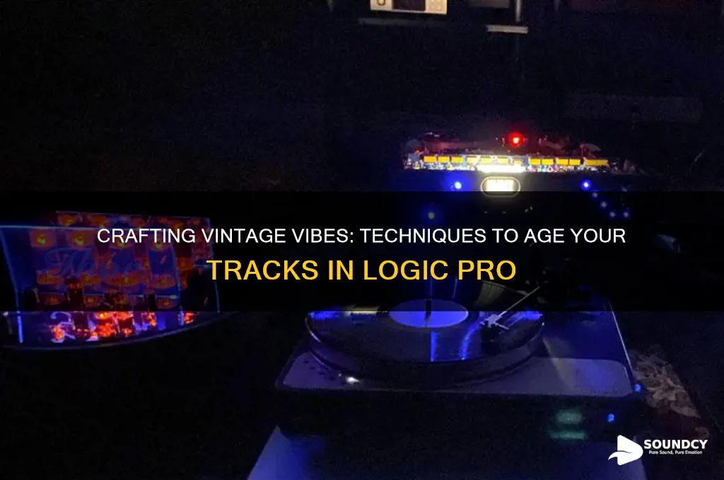 how to make a track sound old logic computer