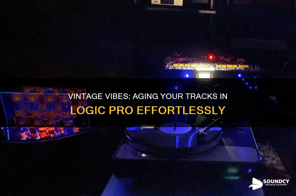 how to make a track sound old logic pro
