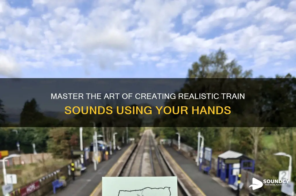 how to make a train sound with your hands