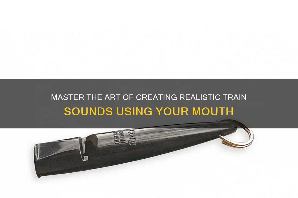 how to make a train sound with your mouth