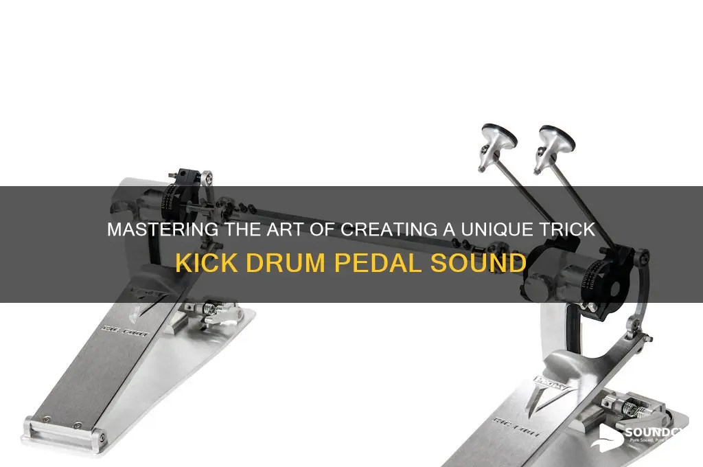 how to make a trick kick drum pedal sound