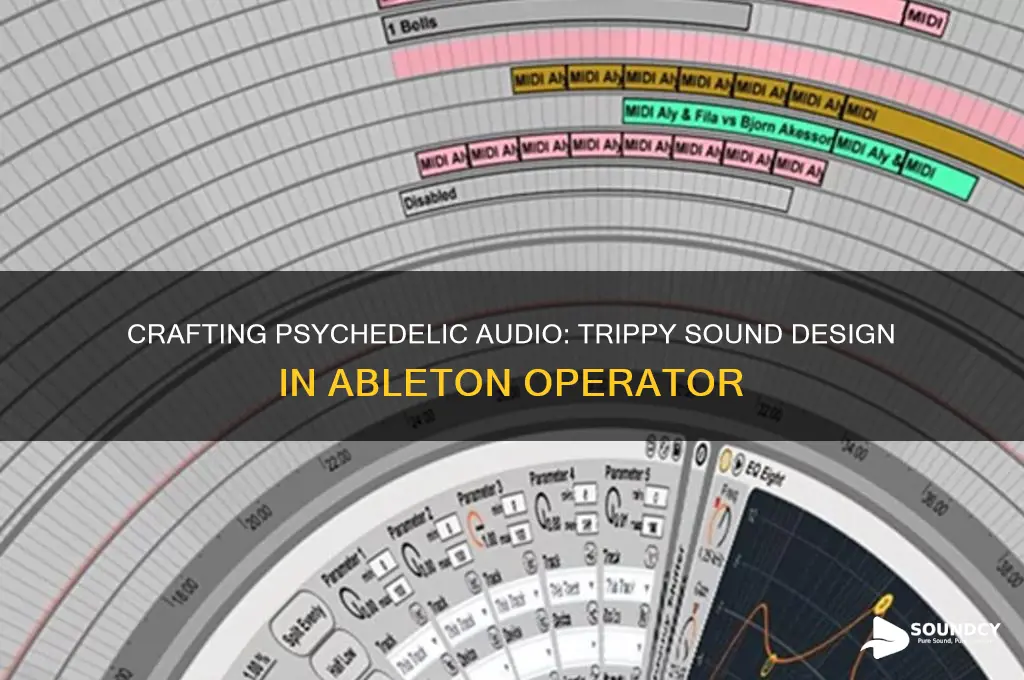 how to make a trippy sound in operator ableton