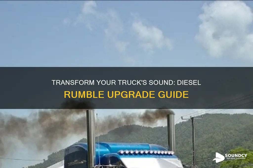 how to make a truck sound like a diesel