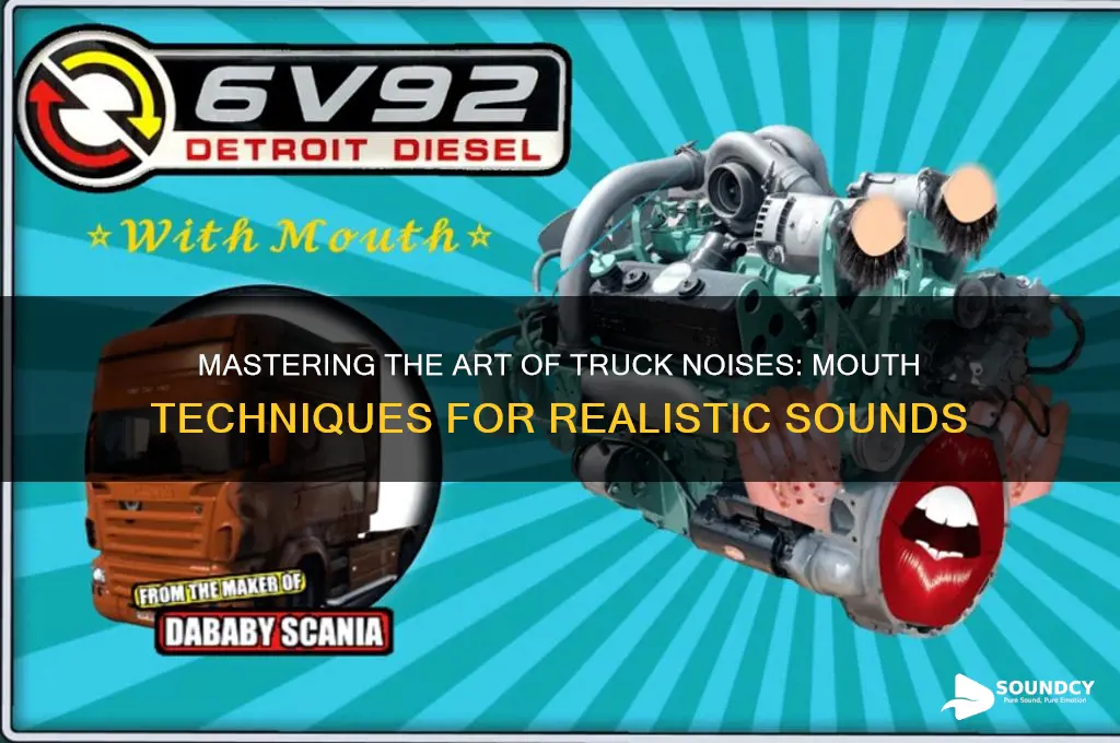 how to make a truck sound with your mouth
