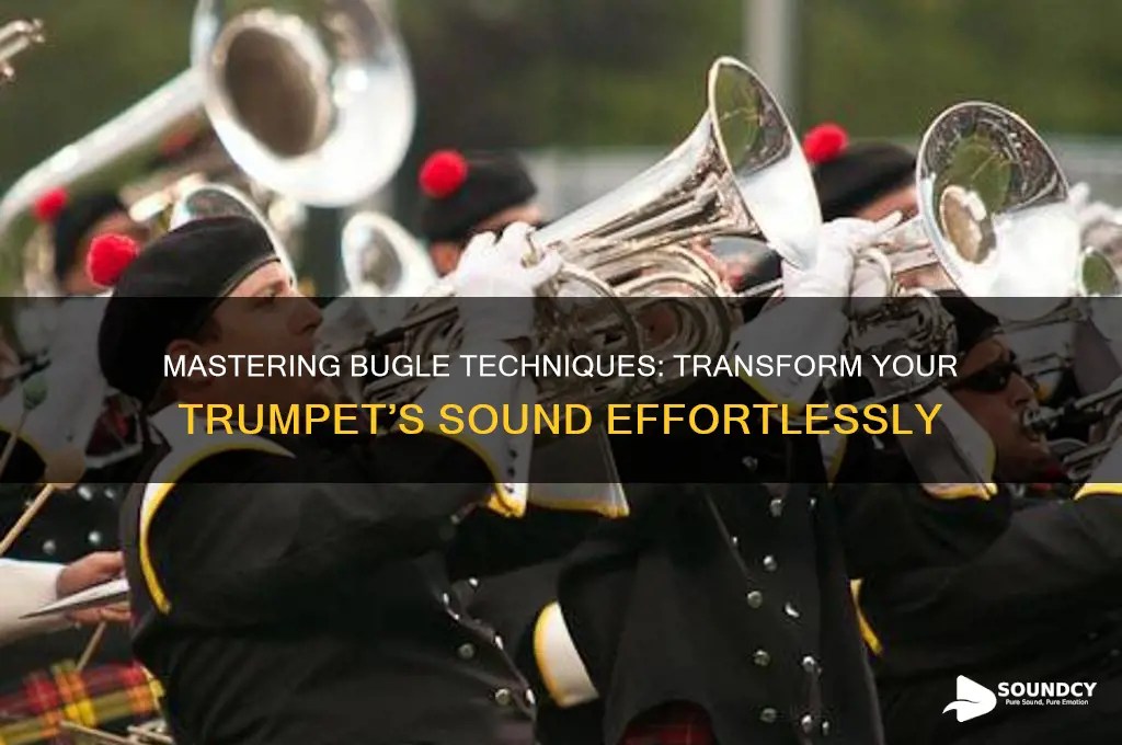 how to make a trumpet sound like a bugle