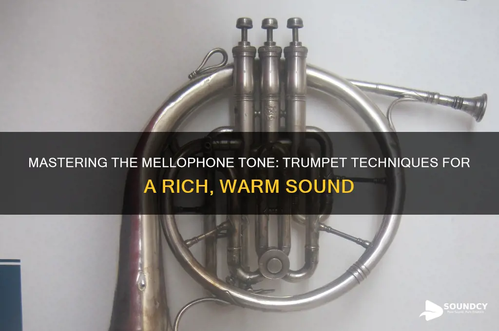 how to make a trumpet sound like a mellophone