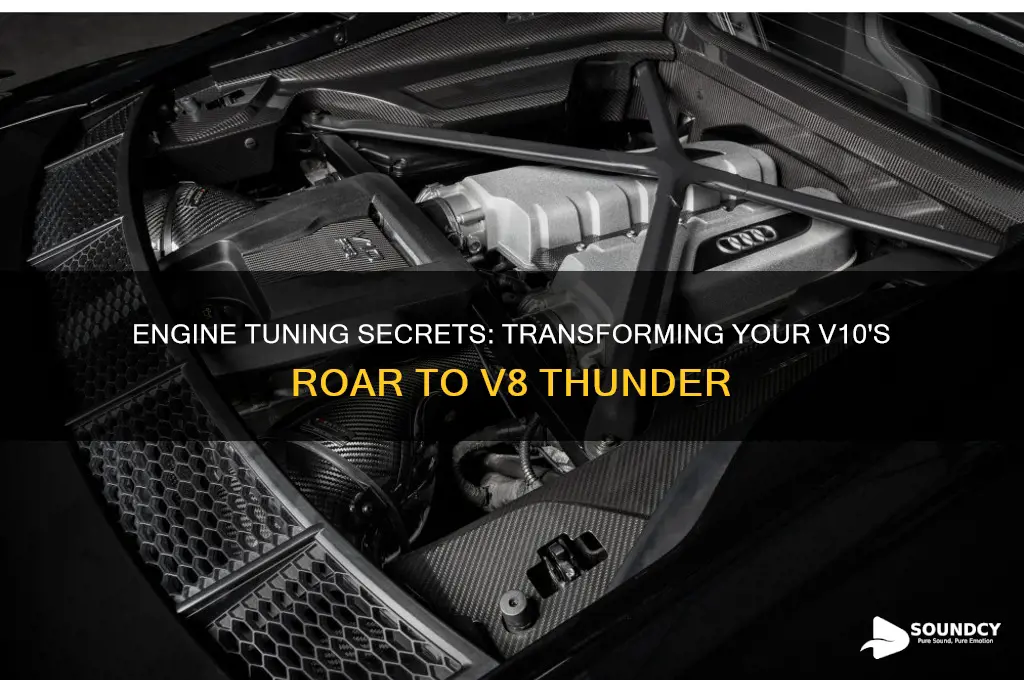 how to make a v10 sound like a v8