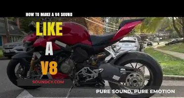Transform Your V4 Engine's Sound to Mimic a Powerful V8 Roar