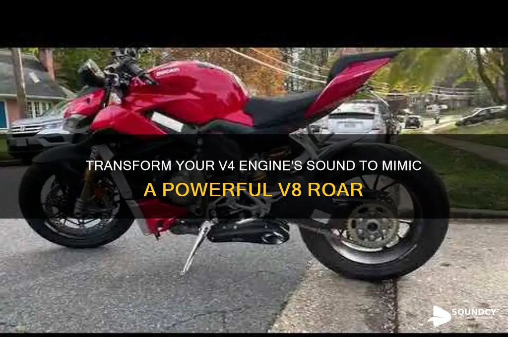 how to make a v4 sound like a v8