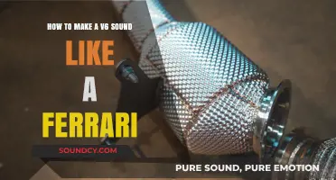 Transform Your V6 Engine to Mimic Ferrari's Iconic Exhaust Note