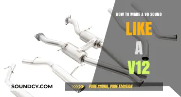Enhance Your V6 Engine's Exhaust Note to Mimic a V12's Roar