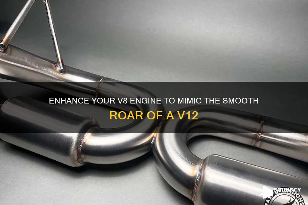 how to make a v8 sound like a v12