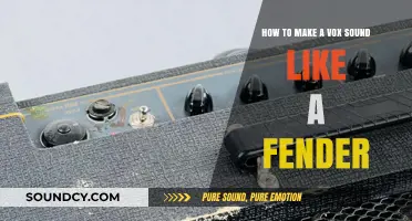 Transform Your Vox Amp: Techniques to Emulate Fender's Iconic Tone