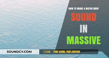 Crafting Realistic Water Drop Sounds in Massive: A Step-by-Step Guide