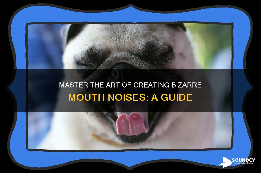 how to make a weird sound with your mouth