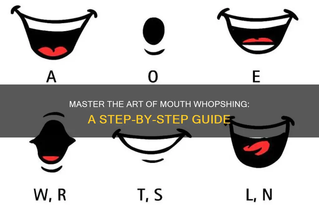 how to make a whopshing sound from your mouth