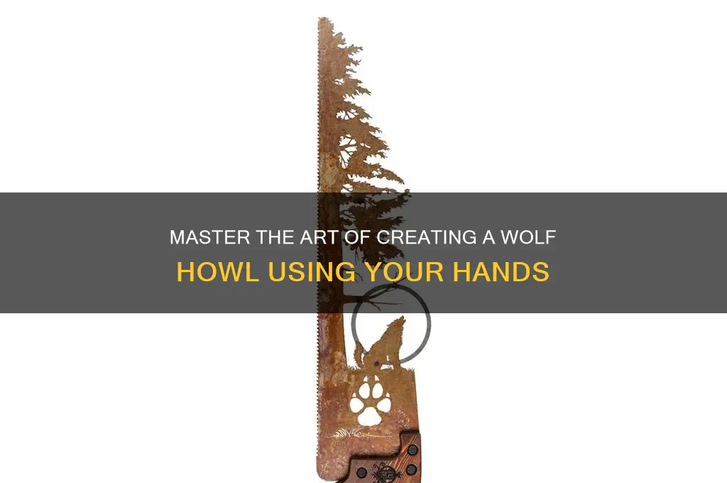 how to make a wolf sound with your hands