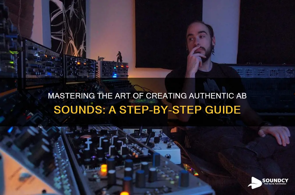 how to make ab sound