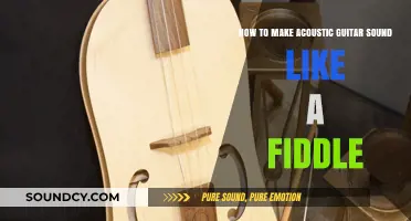 Transform Your Acoustic Guitar: Techniques to Mimic Fiddle Sounds