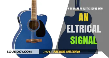 Transforming Acoustic Sound into Electrical Signals: A Step-by-Step Guide