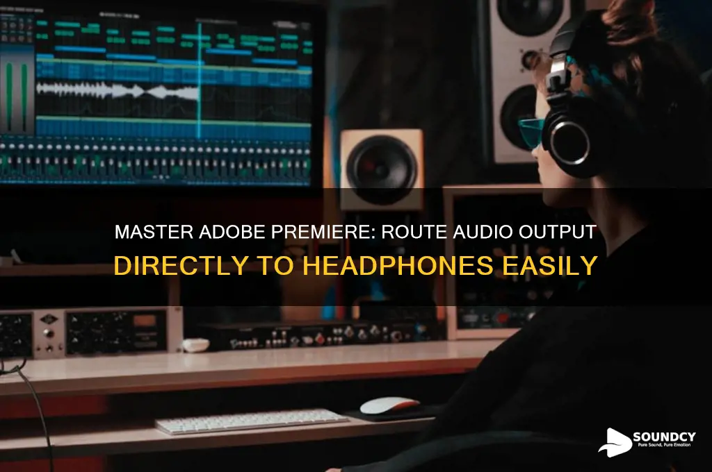 how to make adobe premier output sound to headpnoses