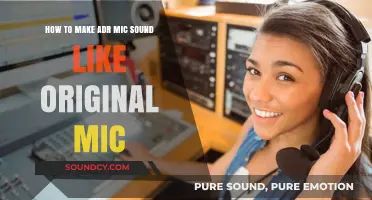 Enhance ADR Mic Quality: Techniques to Match Original Microphone Sound