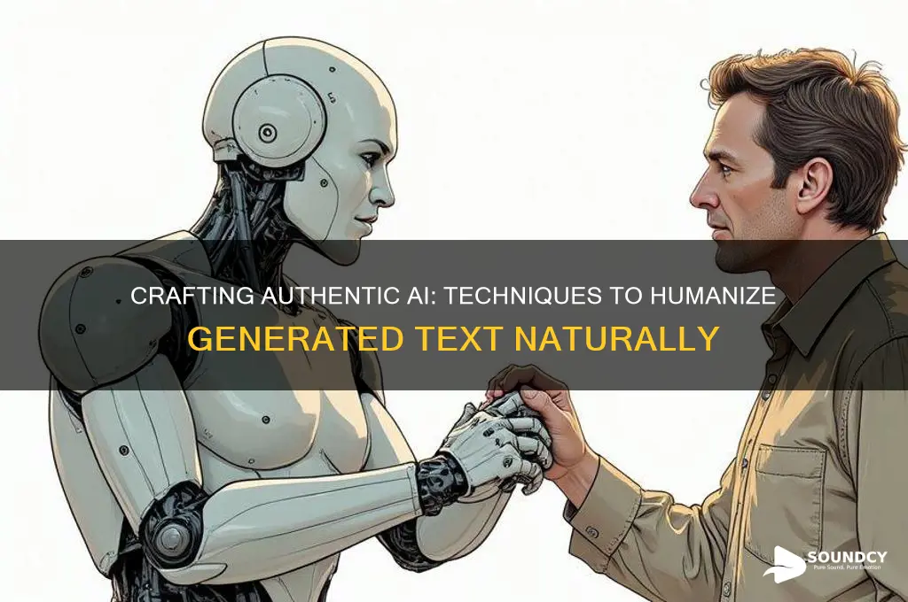 how to make ai generated text sound more human