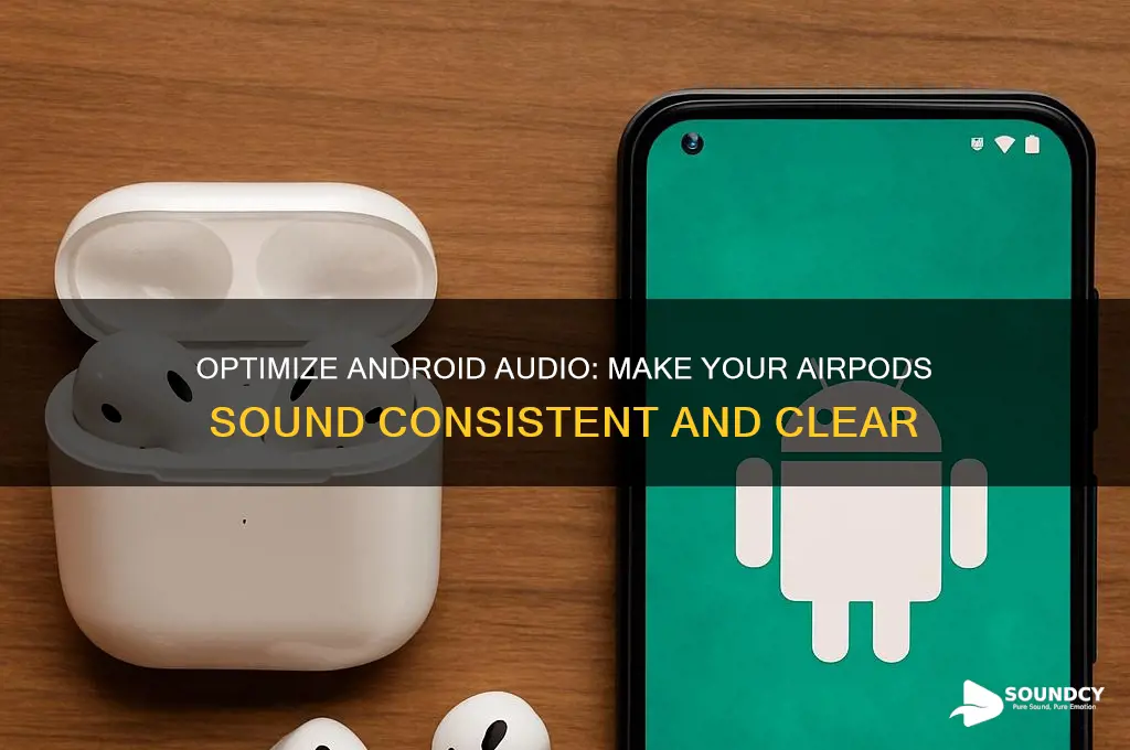 how to make airpods sound the same on android