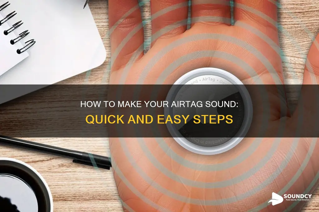how to make airtag sound