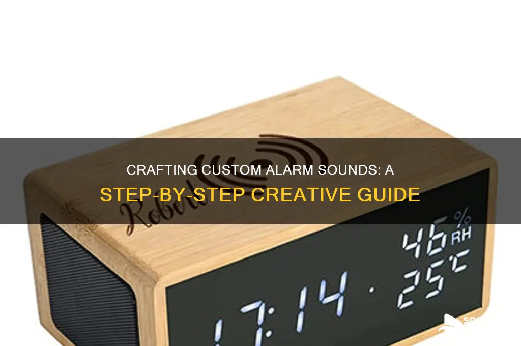how to make alarm sounds