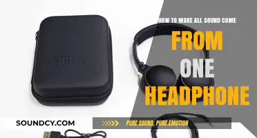 Mastering Audio Balance: How to Make All Sound Come from One Headphone