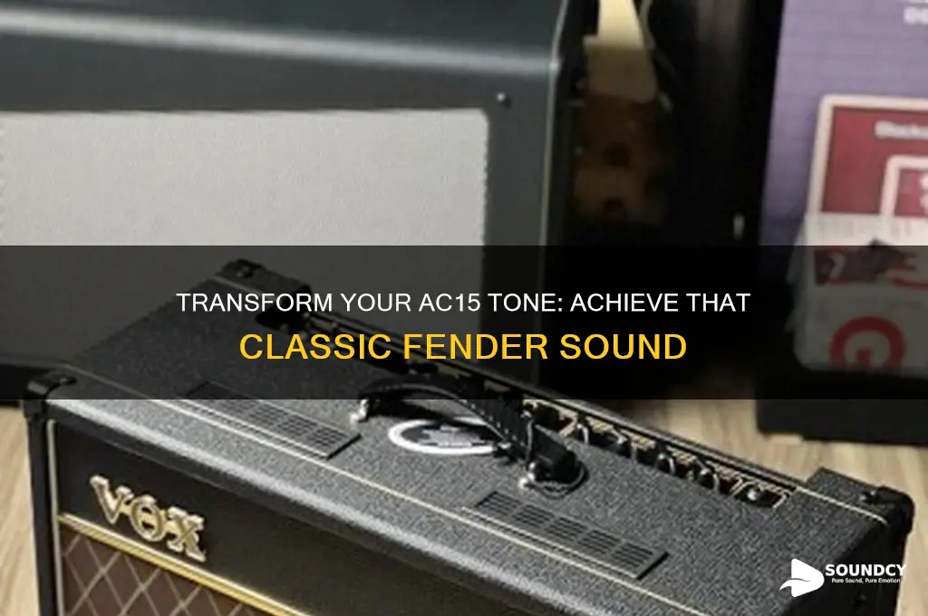 how to make an ac15 sound like a fender