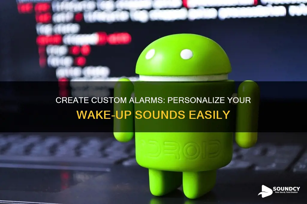 how to make an alarm with your own sound