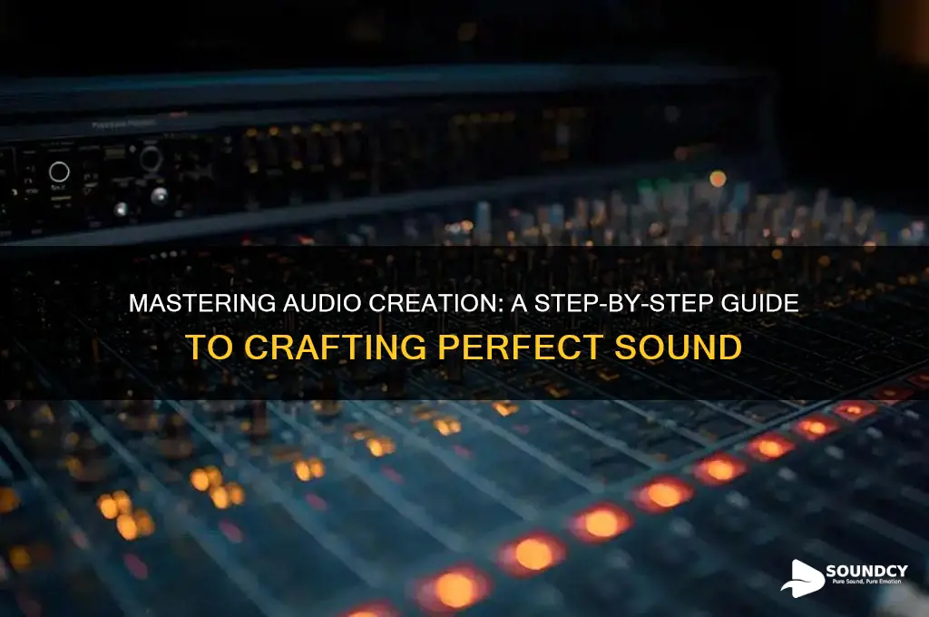 how to make an audio