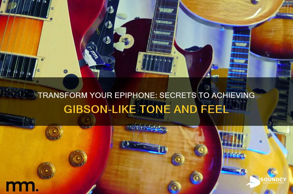 how to make an epiphone sound like a gibson