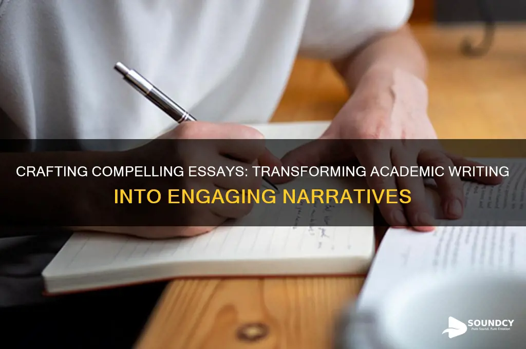 how to make an essay sound like a narrative