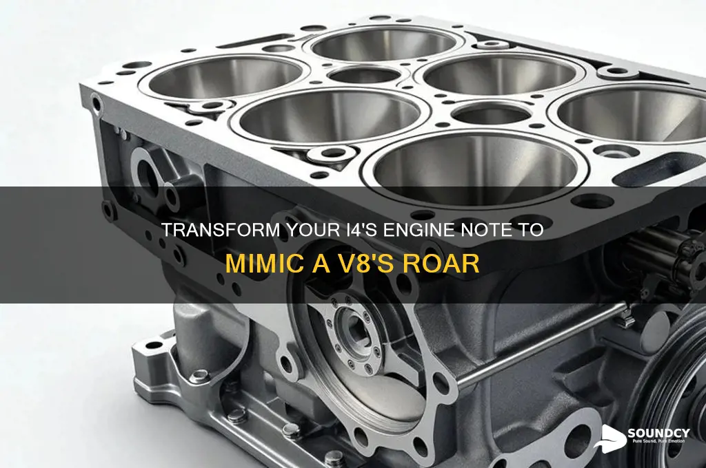 how to make an i4 sound like a v8