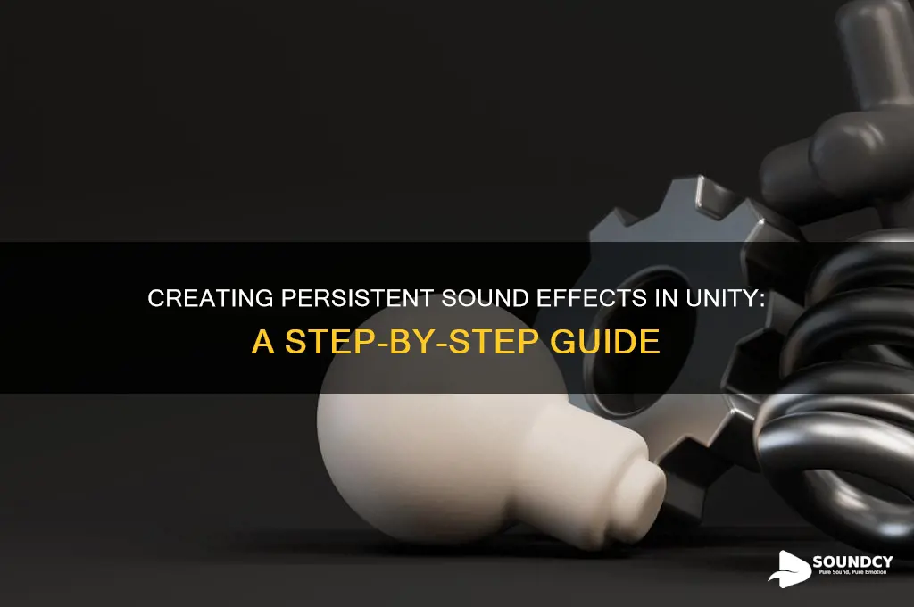 how to make an object continously generate sound unity