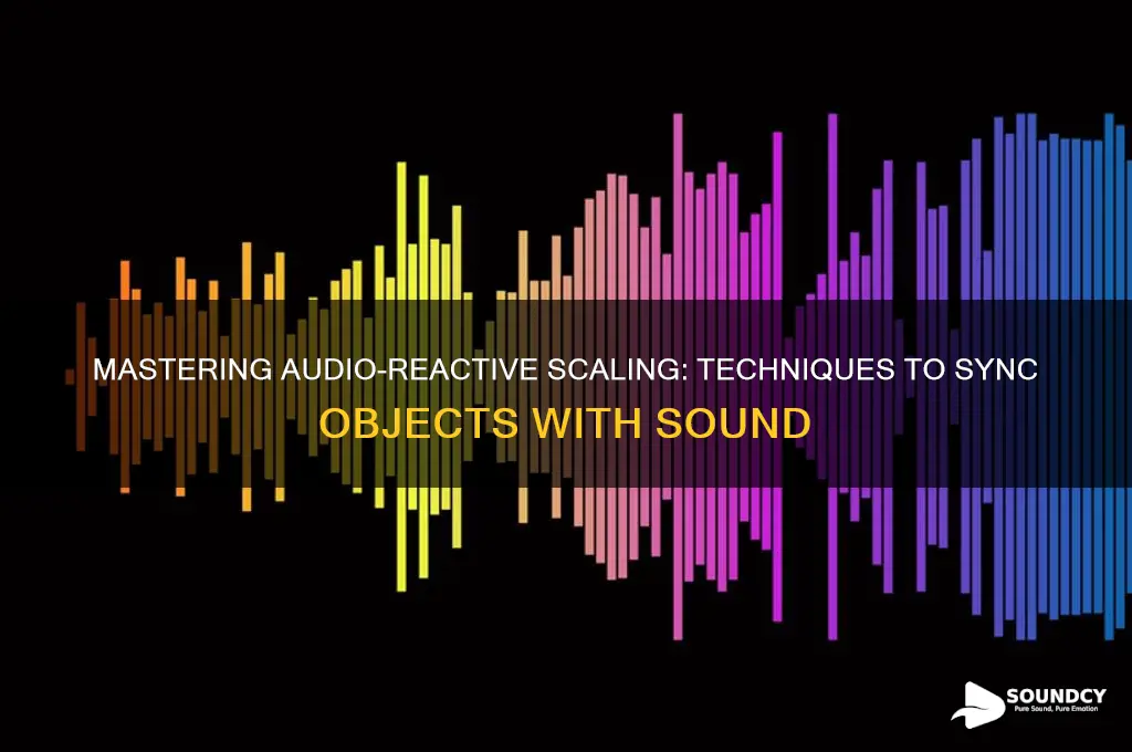 how to make an object to scale to sound