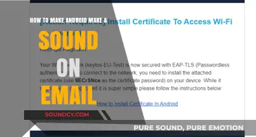 How to Configure Android to Play a Sound for New Emails