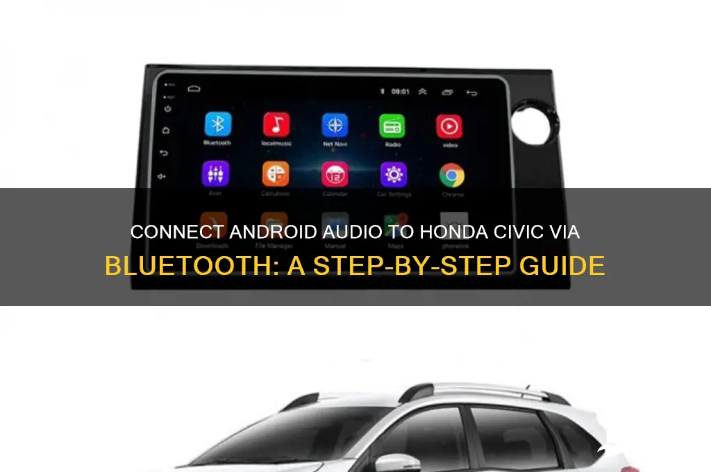 how to make android sound through bluetooth honda civic