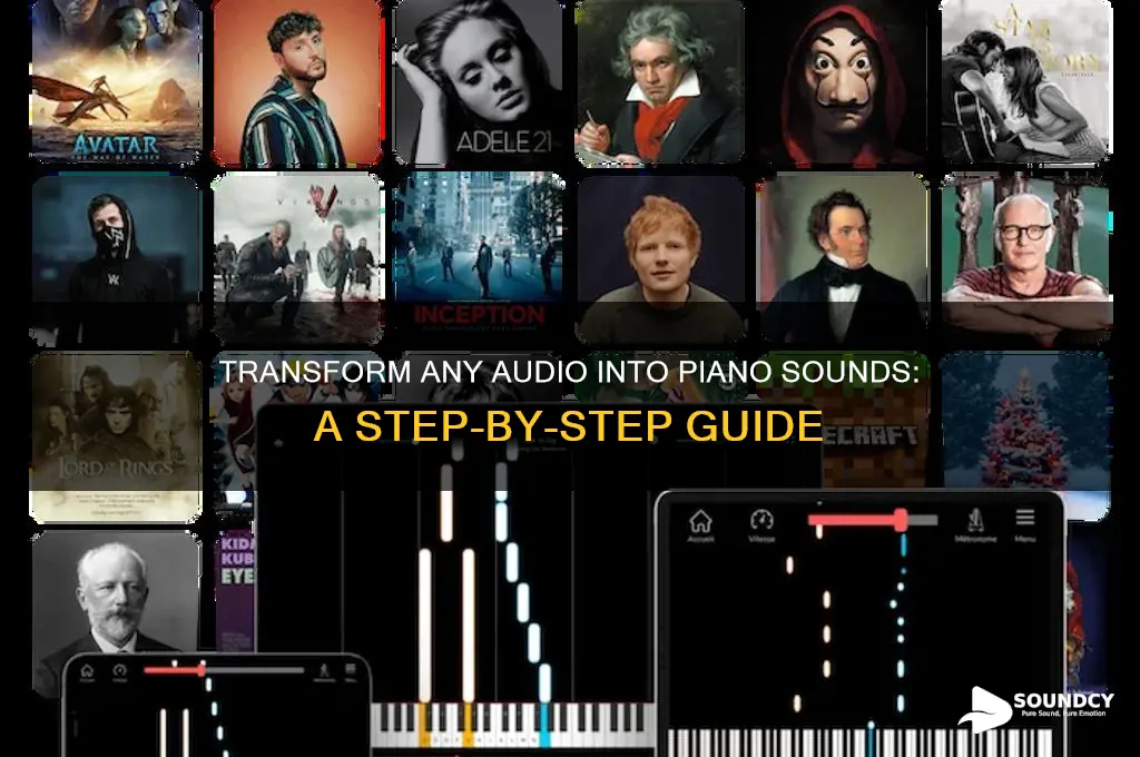 how to make any audio sound like a piano