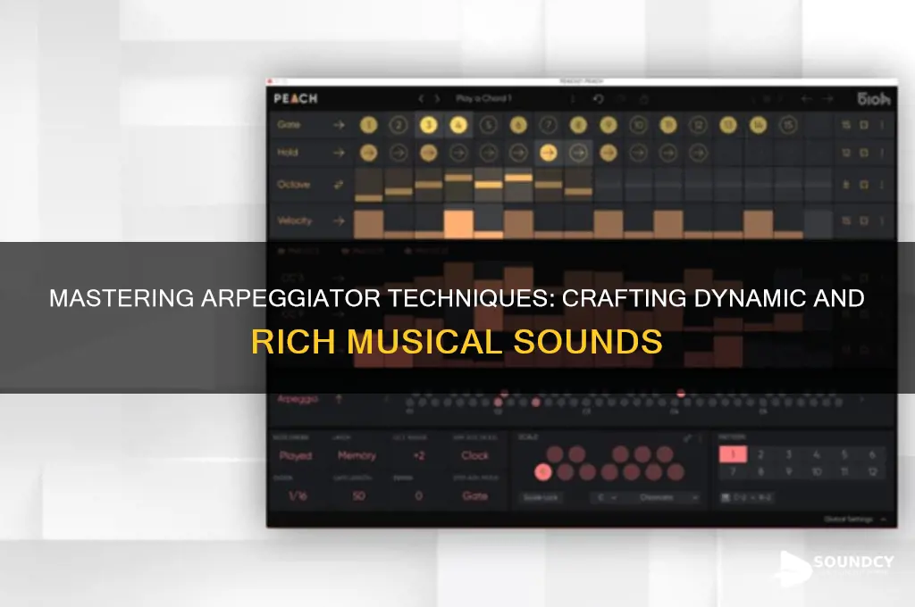 how to make arpeggiator sound