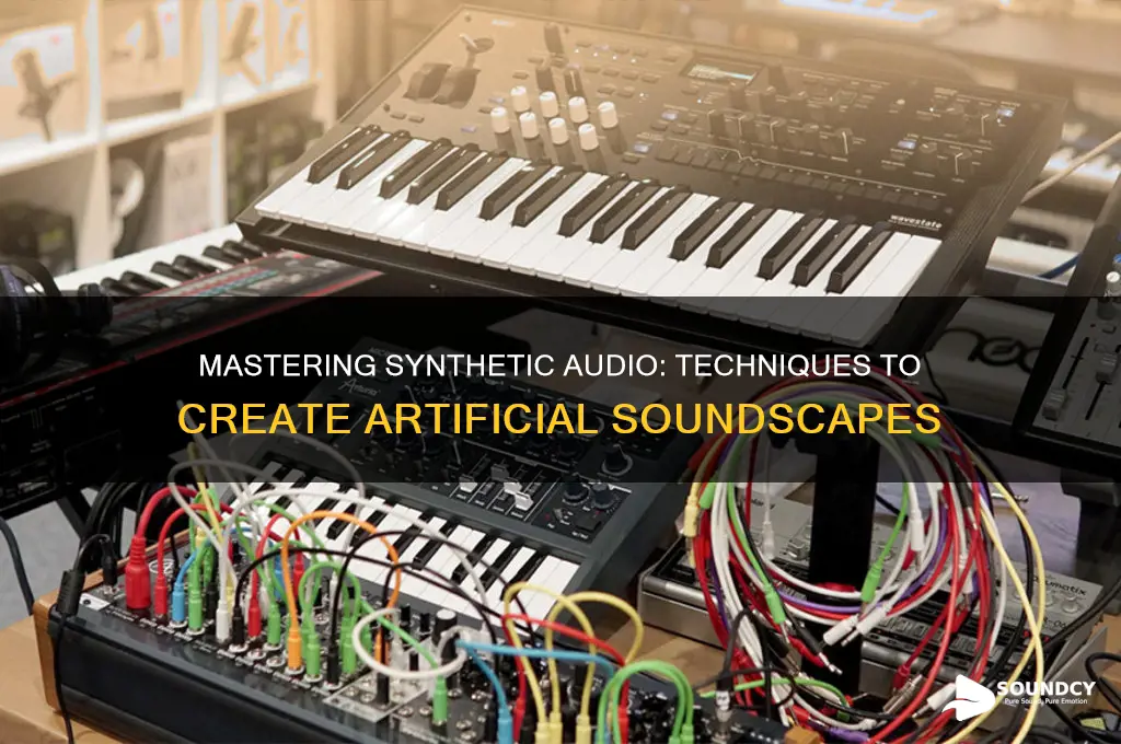 how to make artificial sound