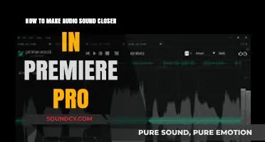 Mastering Audio Proximity: Techniques to Bring Sound Closer in Premiere Pro