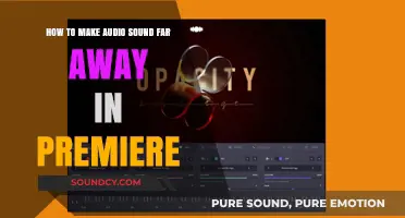 Create Distance in Audio: Premiere Pro Techniques for Distant Sound Effects