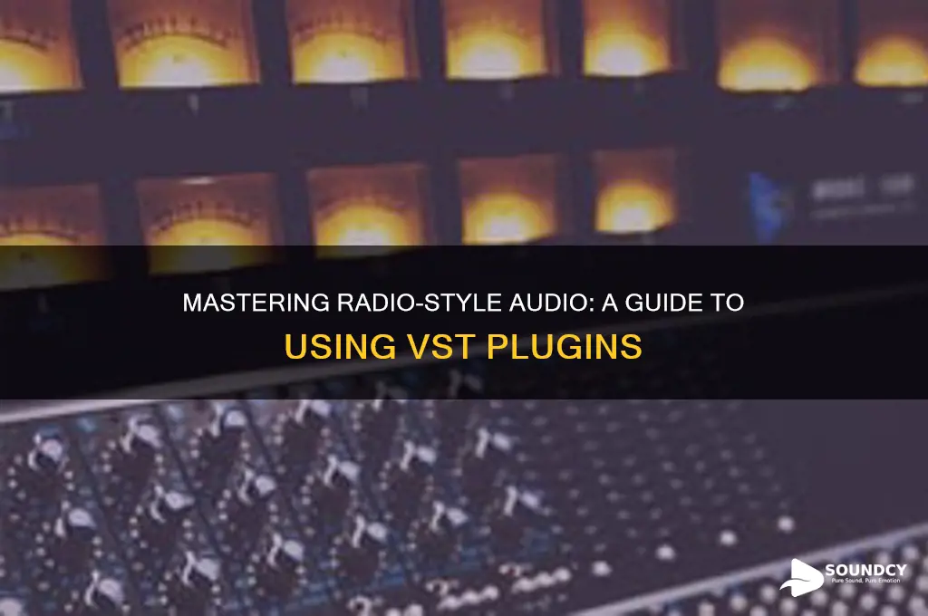 how to make audio sound like a radio vst