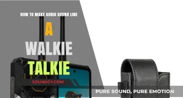 Create Walkie-Talkie Audio Effects: Easy Steps for Authentic Sound