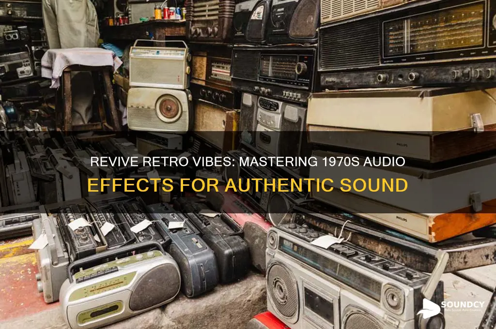 how to make audio sound like its from 1970